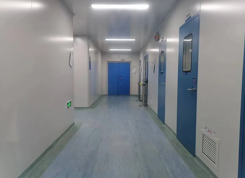 Corridor in clean area