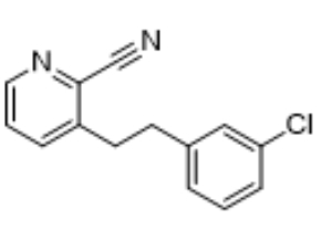 3-[2-(3-Chlorophenyl)ethyl]-2-pyridinecarbonitrile